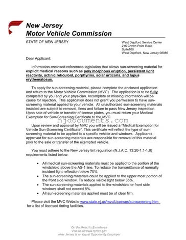 Free New Jersey Mr 15 Form in PDF